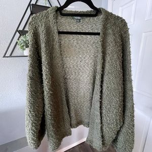 Popcorn cardigan with pockets